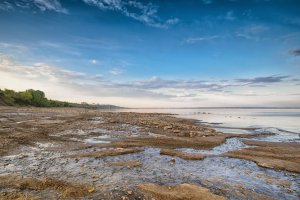 Снижение уровня воды в волге