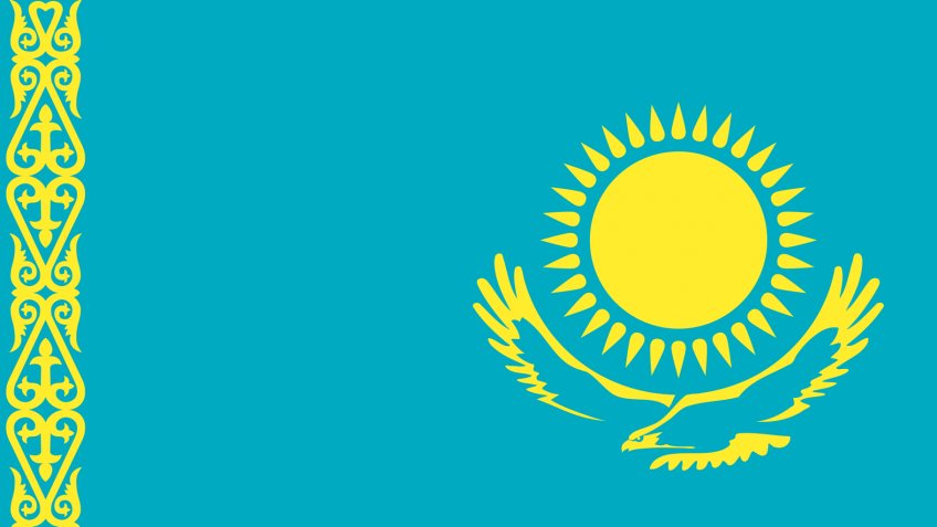 Авторство: Shaken Niyazbekov. Собственная работа на основе: Flag of Kazakhstan Official Measurements.pdf, Общественное достояние