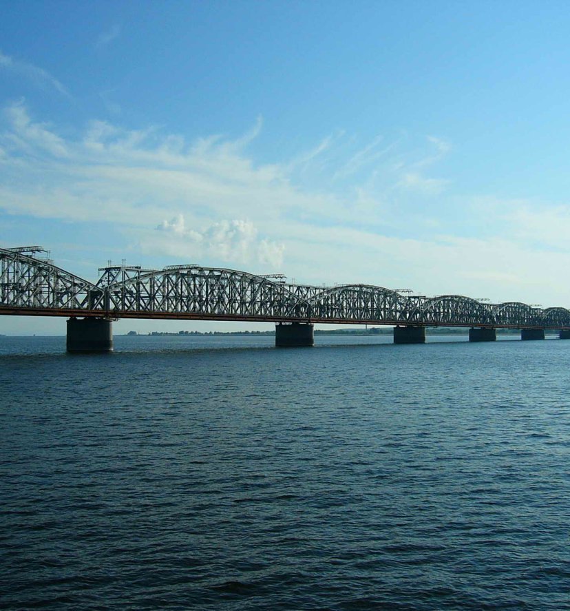 Мост через волгу в ульяновске фото