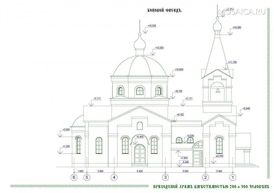 Проект храма чертежи