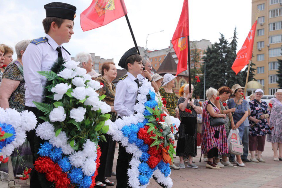 Митинг посвященный победе