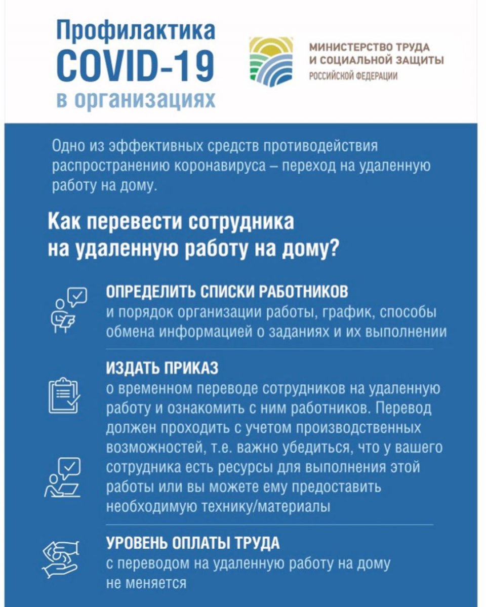 Роструд подготовил для ульяновских работодателей памятки о том, как  отправлять сотрудников на удаленную работу | Главные новости Ульяновска