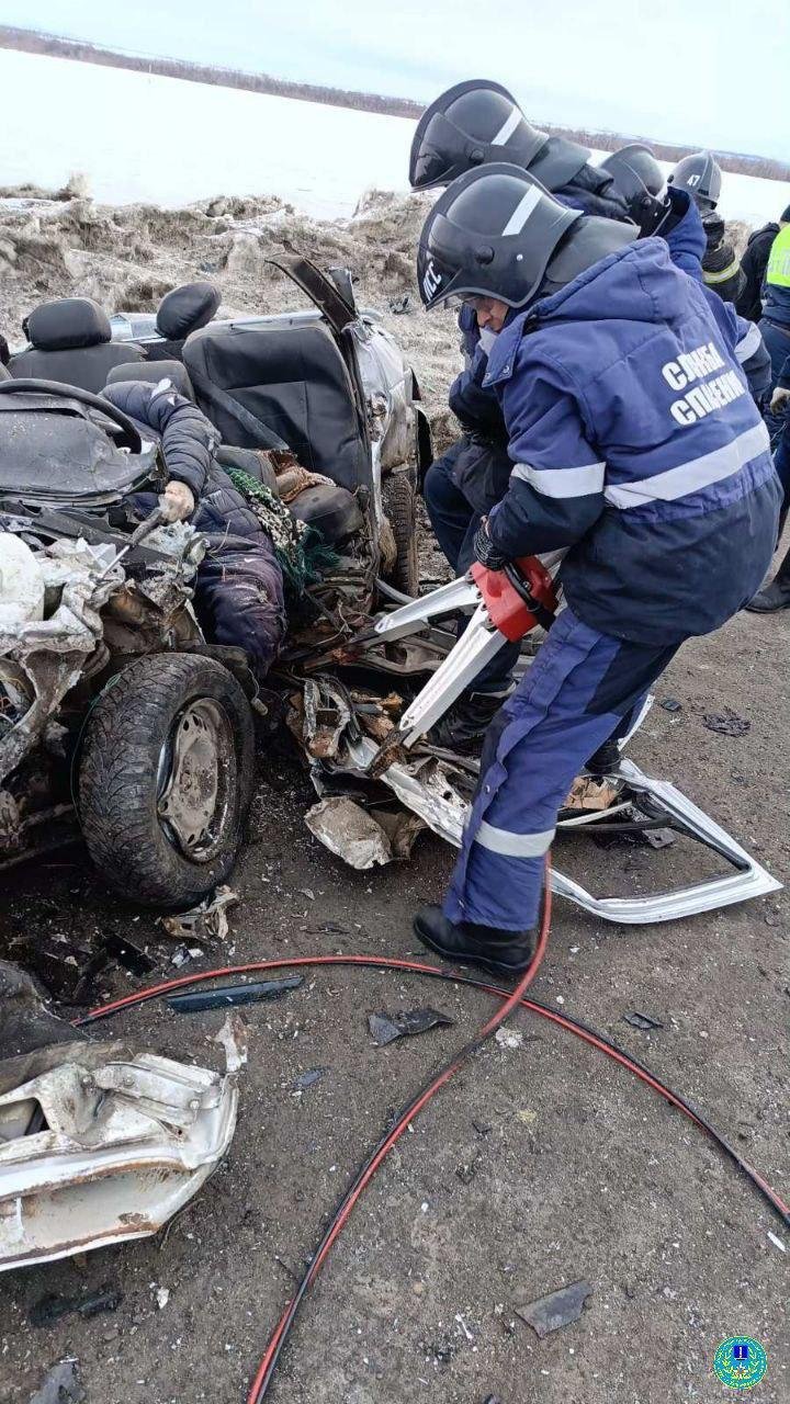 Тело погибшего оказалось заблокировано в машине: спасатели опубликовали  кадры с места страшного ДТП у села Лаишевка | Главные новости Ульяновска