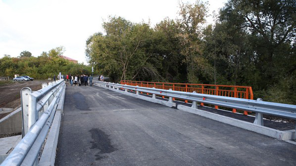 В селе под Ульяновском завершили строительство нового моста