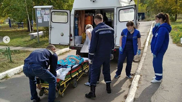 Жительнице Ульяновска, у которой предположительно случился инсульт, потребовалась помощь спасателей
