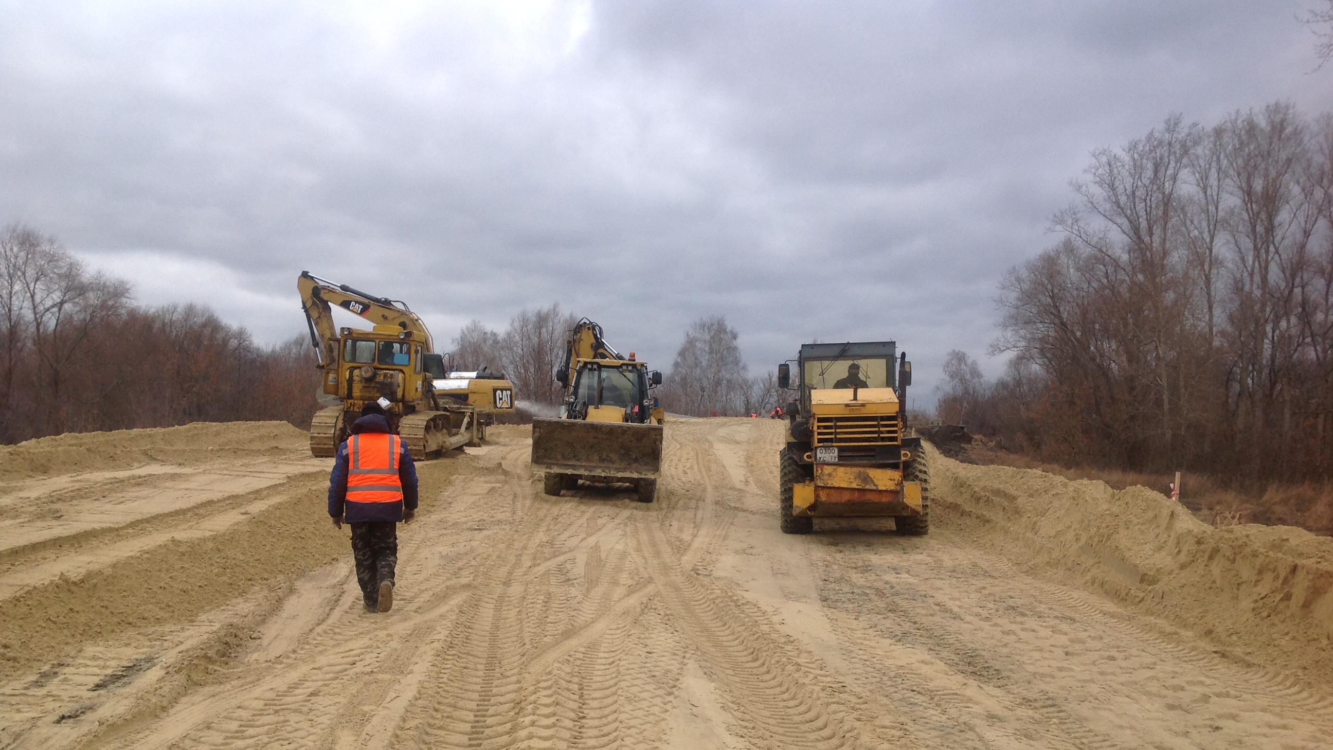 В Ульяновске завершают строительство объездной дороги в поселке Дачный