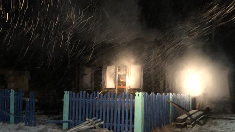 В Ульяновской области во время пожара погибли хозяин дома и его гость