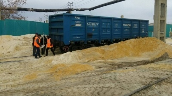 В Ульяновской области с рельсов сошел грузовой вагон