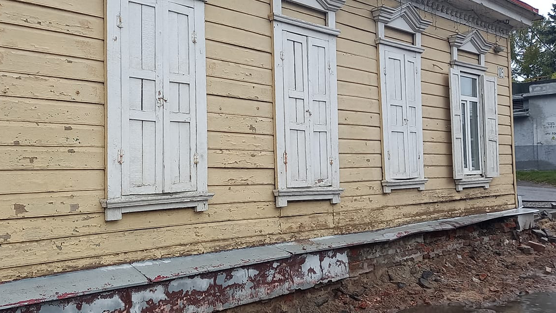 Во время ремонта улицы Ленина в Ульяновске повредили объекты культурного наследия