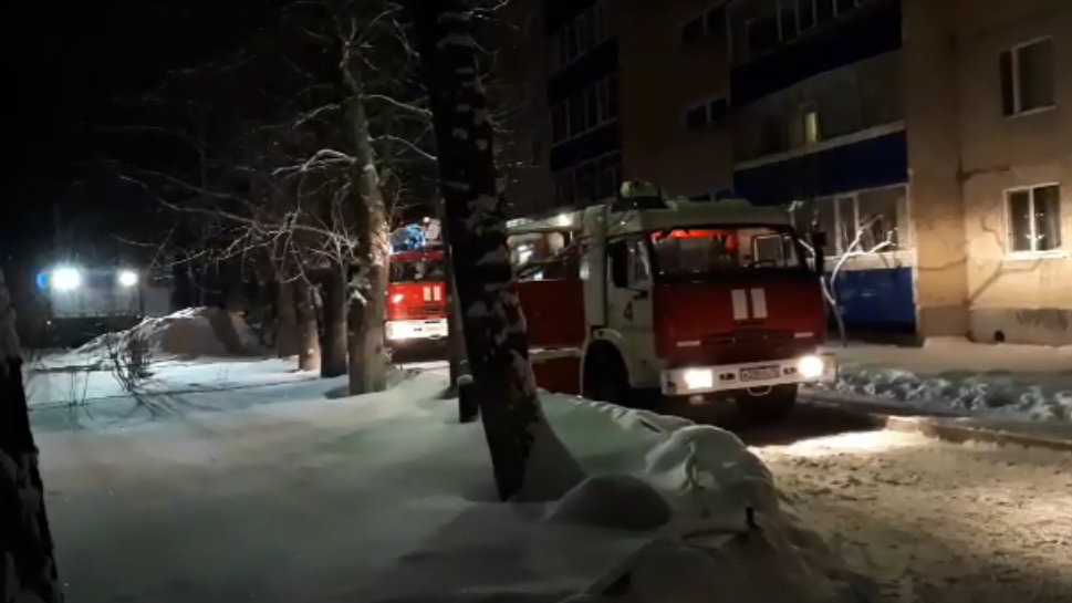 В Ульяновске 24 января произошел пожар на улице Кузоватовской