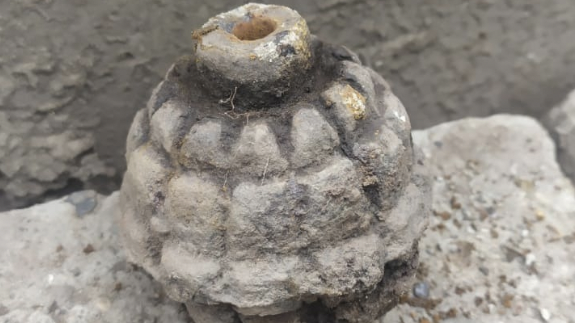 На территории частного дома в Ульяновске нашли немецкую гранату 