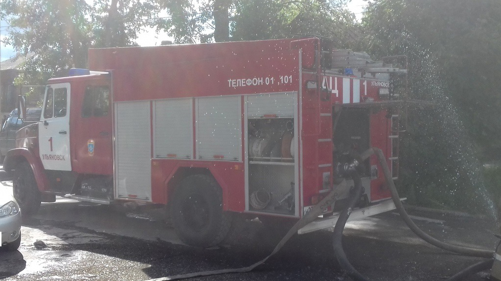 В центре Ульяновска 19 августа 2022 года загорелся ресторан «Сажа»