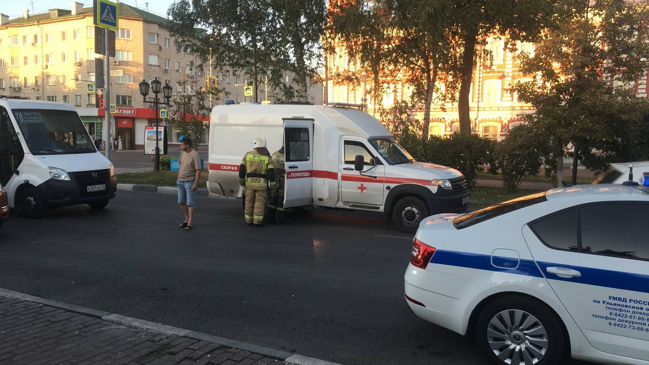 94-летнюю женщину сбила маршрутка в центре Ульяновска