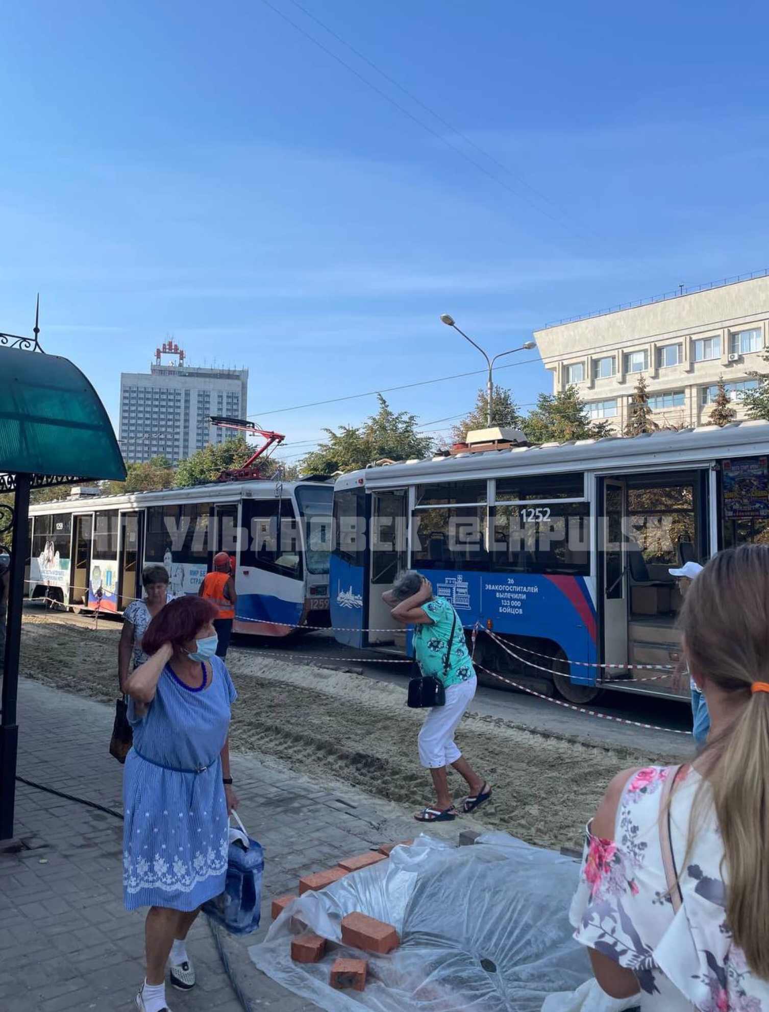 В Ульяновске столкнулись два трамвая: есть пострадавшие