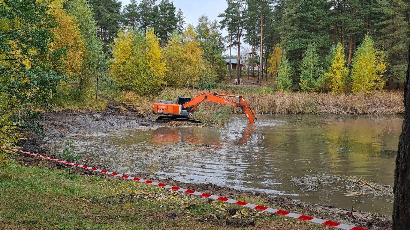 3 озера расчищают в Димитровграде