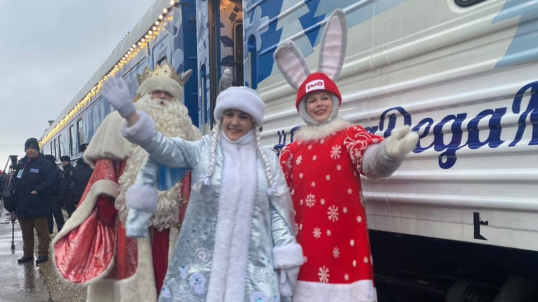 10 тысяч человек посетили поезд Деда Мороза в Ульяновске