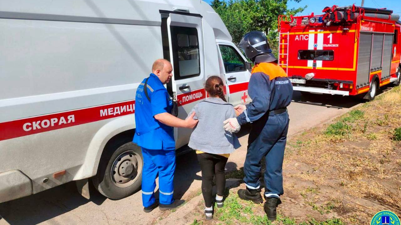 В Ульяновске 1 июня иномарка влетела в скорую помощь: пострадало двое детей и один взрослый