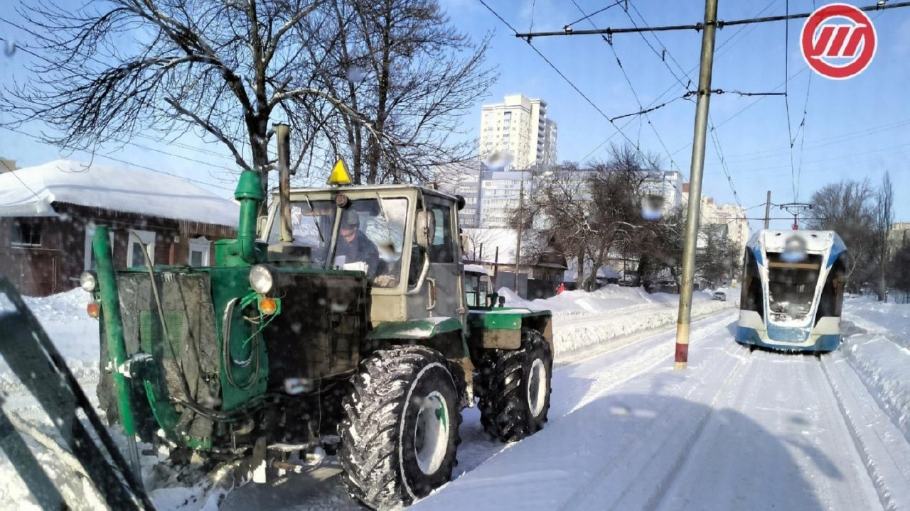 В Ульяновске закрыли движение трамваев по нескольким участкам