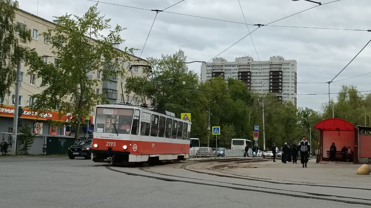 Днем 4 мая два трамвая в Ульяновске изменят маршруты
