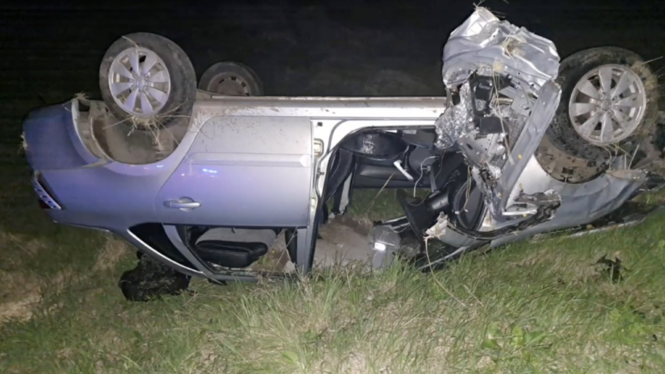 Водитель погиб на месте: в Сурском районе «Гранта» опрокинулась в кювет
