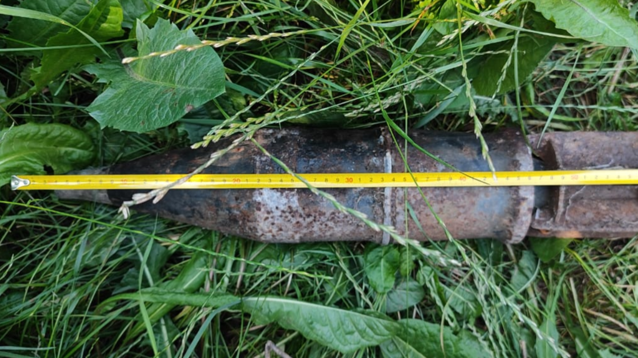 В Ульяновске на территории частного дома был обнаружен снаряд 