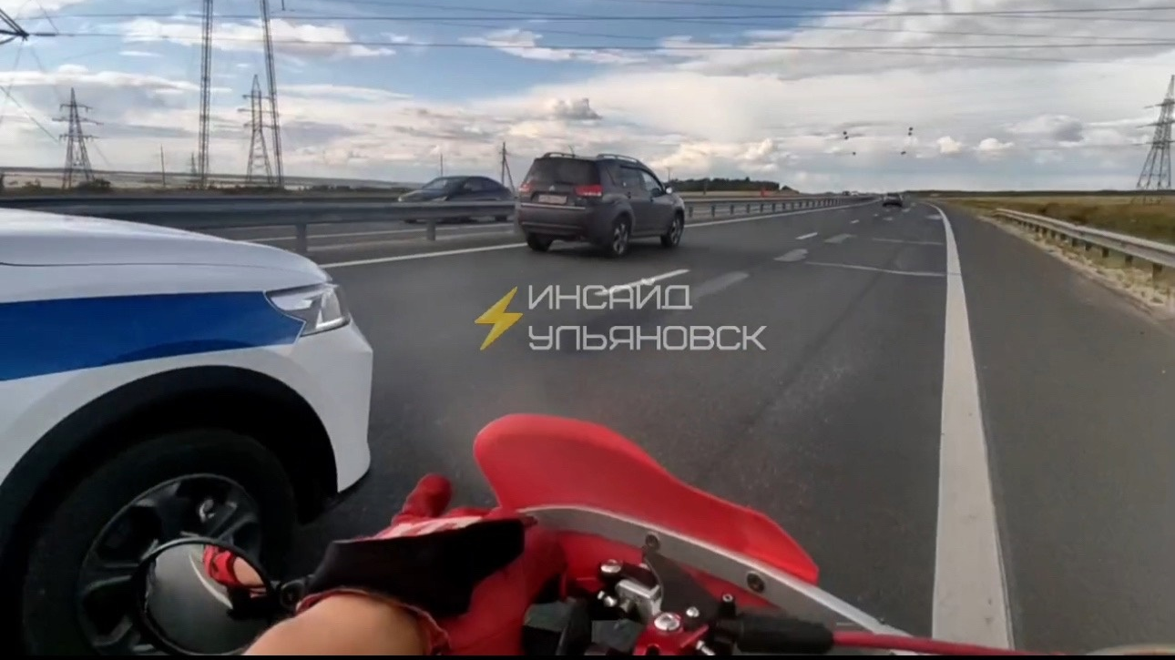Ульяновского смельчака, угнавшего на мотоцикле от ДПС, арестовали: видео раскаяния